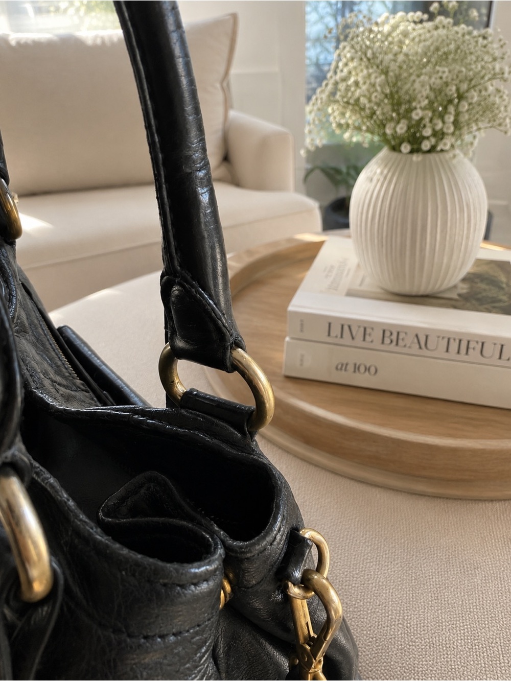 Authentic Prada BN1832 Soft Calf Leather Tote Black Made in Italy - Picture 7 of 16